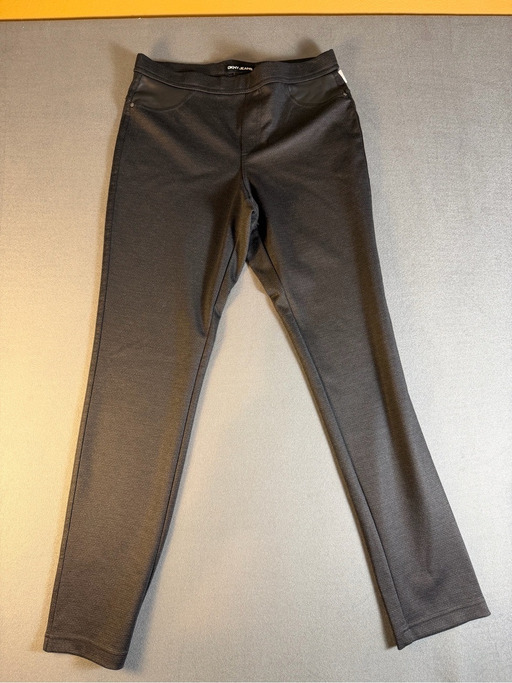 DKNY Black Straight Leg Jeans